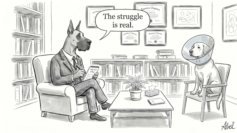 therapy-dog-cone