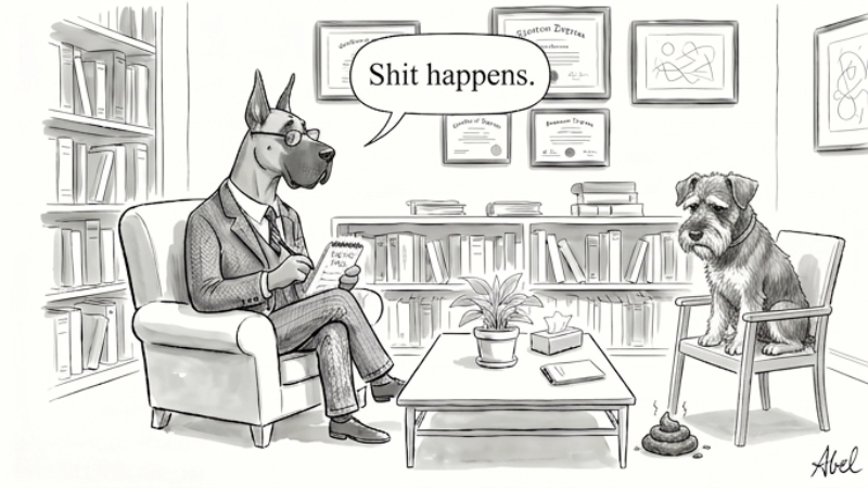 therapy-dog-shit
